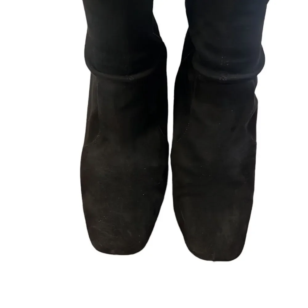 ASOS Black Over the Knee Boots Size 7